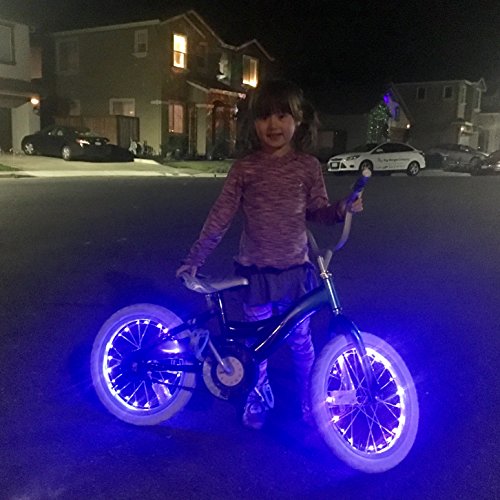 Bicycle Wheel Lights - Ultra Bright Waterproof LED by Oceanstar (Multi-Color) - Thumbnail 7