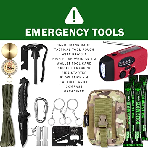 EVERLIT 72 Hours 3 Day Earthquake Emergency Kit Bugout Go Bag Emergency