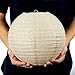 Andaz Press Hanging Paper Lanterns Decorations, Burlap Printed Paper, 8-inch and 10-inch, 4-Pack, Not Real Fabric, Wedding Bridal Baby Shower Birthday Christmas Outdoor Dessert Table Decor Supplies