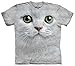 T-Shirt - Green Eyes Face, Large (white)