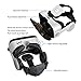 FANNEGO VR Headset, VR Goggles with Stereo Headphone Compatible with IOS & Android 3.5