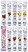 Crystal Light Drink Mix Packets, 40 Count, 8 Flavor Variety with By The Cup Sports Bottle