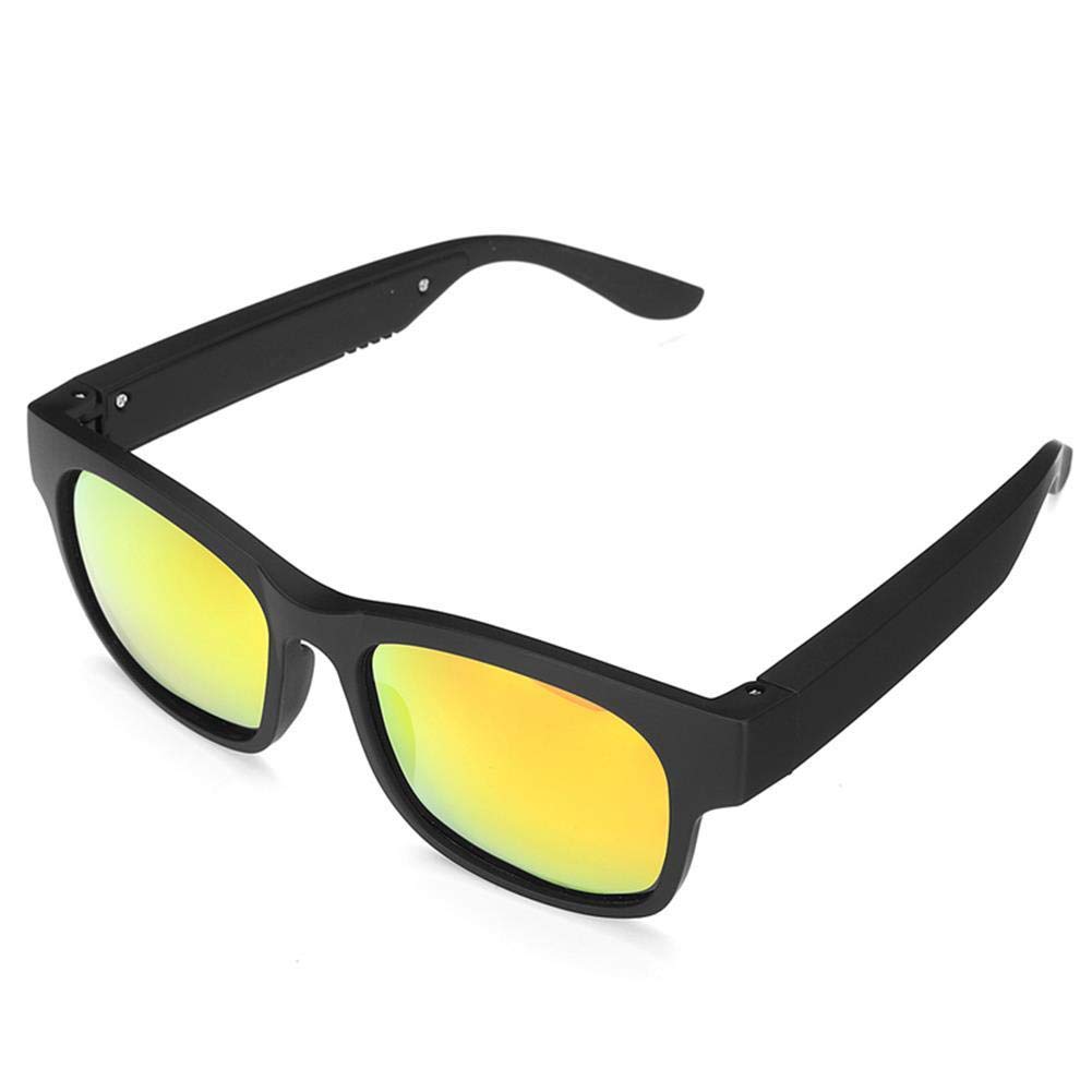 WXJWPZ Night Vision Glasses Bone Conduction Bluetooth Smart Sport Headphone Sunglasses Bluetooth Dri
