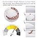 HOMEIDEAS Queen Bed Pillows for Sleeping Set of 2 - Luxury Down Alternative Pillows, Premium Plush Fiber - Good for Side and Back Sleeper