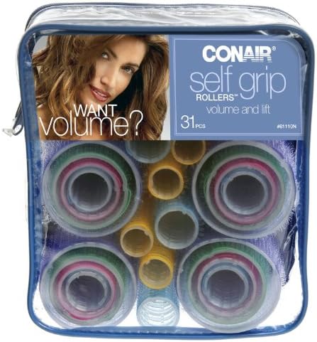 Conair Self-Grip Rollers, Assorted, 31 Count (6-Pack)