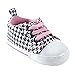 Luvable Friends Unisex Baby Crib Shoes, Houndstooth, 6-12 Months
