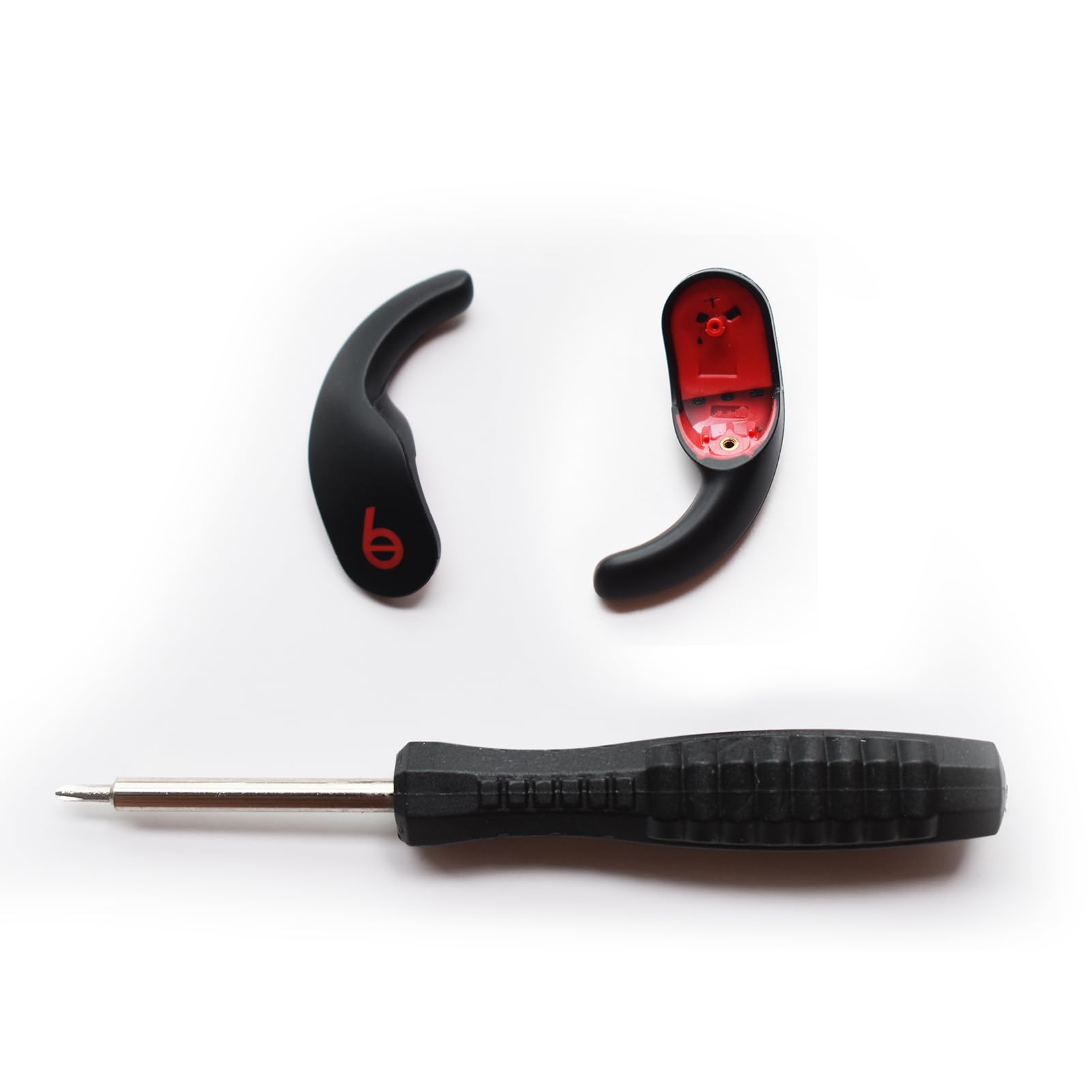 Photo 1 of 1 Pair Ear Hooks, Replacement for Beats Fit Pro True Wireless Headphones (Left & Right) (Black\
