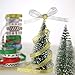 JACK CHLOE Ribbon for Christmas, 72Yards 3/8'' Grosgrain Satin Fabric Ribbons for Crafts Decoration Holiday Season Box Gift Wrapping, 12 Rolls Christmas Ribbons for Craft