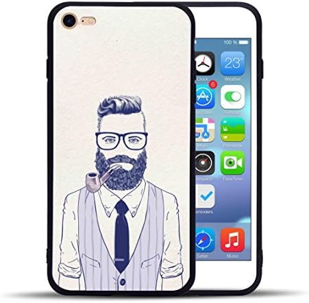 iPhone 7/7S Case, HOYOO TPU Soft Snug Cover with 3D Relief Patterns for Apple iPhone 7 and 7S 4.7" Ultra Slim Stylish (LDDS)