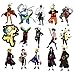 100pcs Naruto Anime Cartoon Laptop Stickers Waterproof Skateboard Pad MacBook Car Snowboard Bicycle Luggage Decal