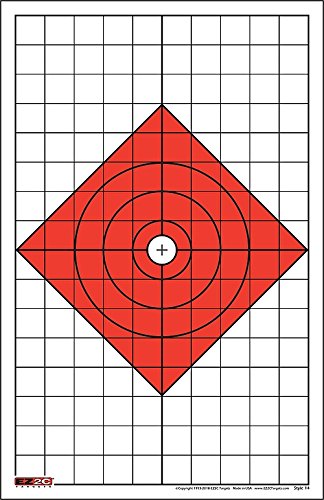 EZ2C Targets Style 14 Large Diamond Rifle Sight in (25 Pack)