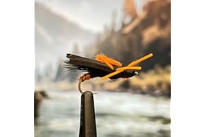 GOLDEN TIPPET Mega Moodah Cicada - Sizes #8, #10, #12 - Pack of 3 - Terrestrial Dry Fly Attractor - Unsinkable Foam - Dropper Rig - Flyfish for Trout Bass Bluegill Crappie and Other Gamefish