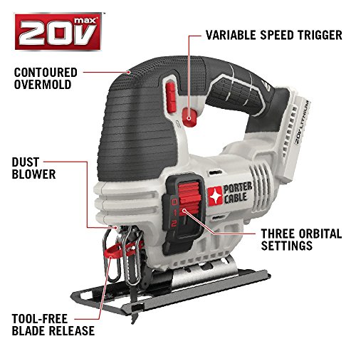 PORTER-CABLE 20V MAX* Oscillating Tool (PCC710B) and Jig Saw - Main Image