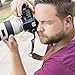 Inspire in Time Camera Neck Strap - Genuine Leather Adjustable Straps Universal Interfaces Mirrorless DSLR Cameras, Nikon, Canon, Sony, Olympus, Panasonic, Fuji & More, Brown