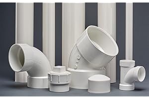 MAXX-SUPPLY PVC Pipe Schedule 40 White 2-1/2 Inch Diameter & Length (1ft - 5ft) Versatile Solution for Drainage, Irrigation, and Light Pressure Applications (5 Ft)