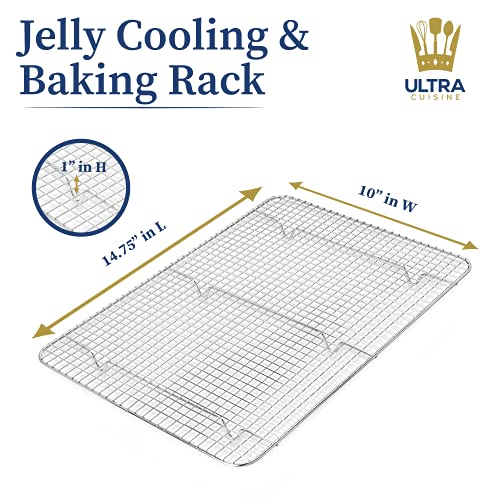 OvenSafe, DishwasherSafe 100 Stainless Steel Cooling and Baking Rack