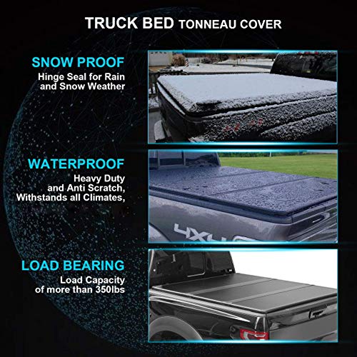 Automotive 5.7 Bed 4XBEAM Hard TriFold Truck Bed Tonneau Cover Fits