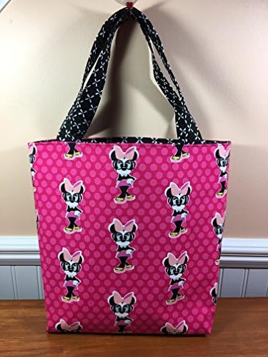 Girls Disney Sassy Minnie Mouse Tote Bag, Kids Tote Bag, Book Bag