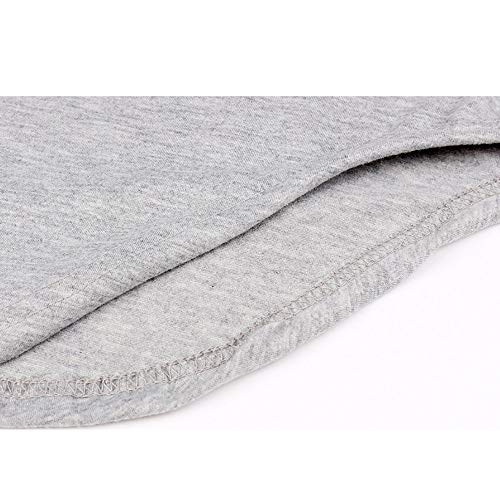 FEITONG Women V Neck Strap Long Sleeve T-Shirt Top Autumn Blouse(Large,Gray) - Thumbnail 5