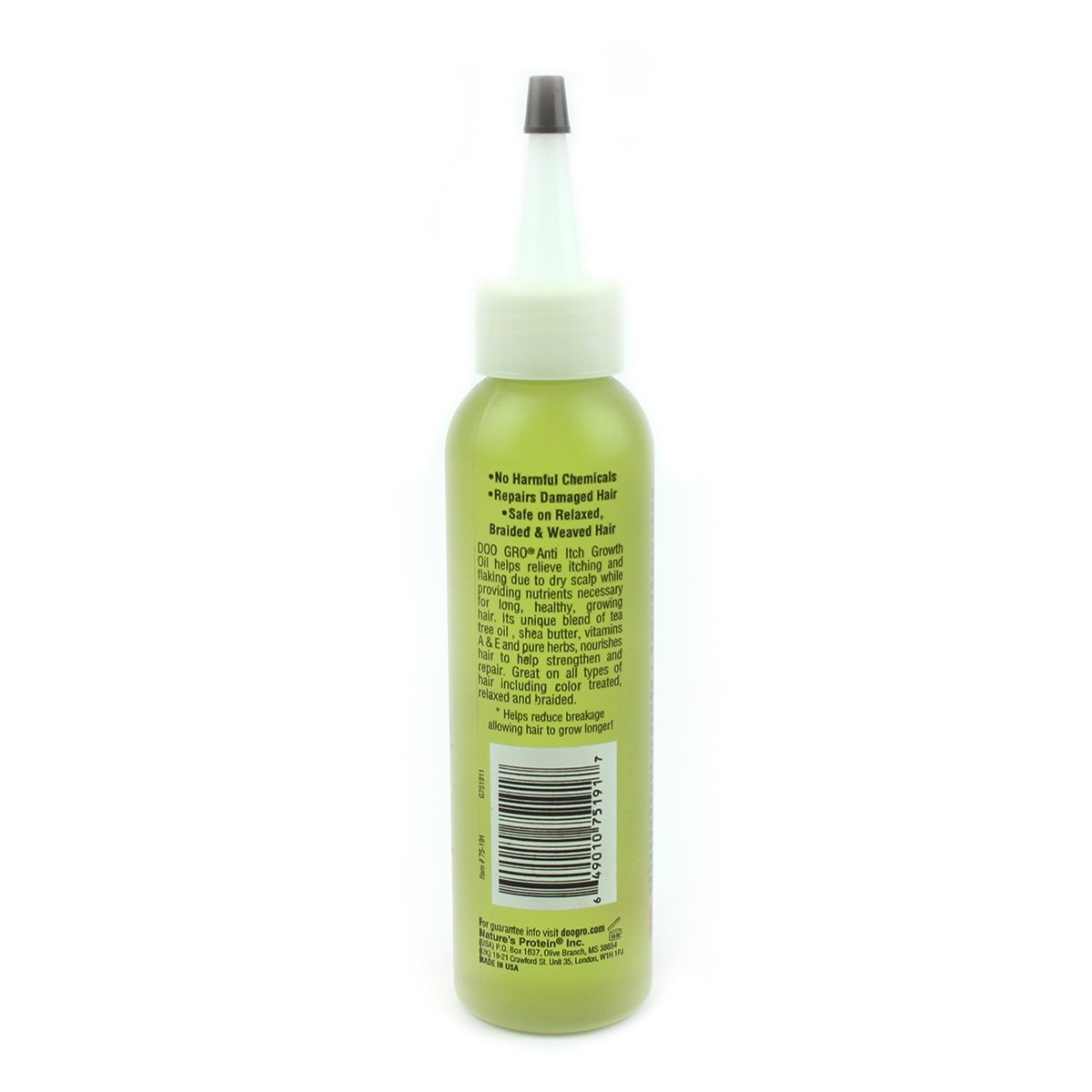 DOO GRO Anti-Itch Growth Oil, 4.5 oz : Hair Treatment : Beauty