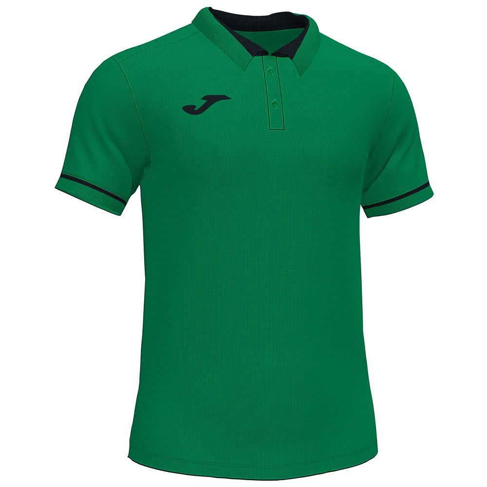 Joma Championship Vi Men's Polo Shirt, Mens, Polo Shirt, 101954, Green Black, XS