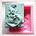 WYD M, Little Mermaid Silicone Decoration Fondant Soap Making Cake Mold DIY Baking Tools