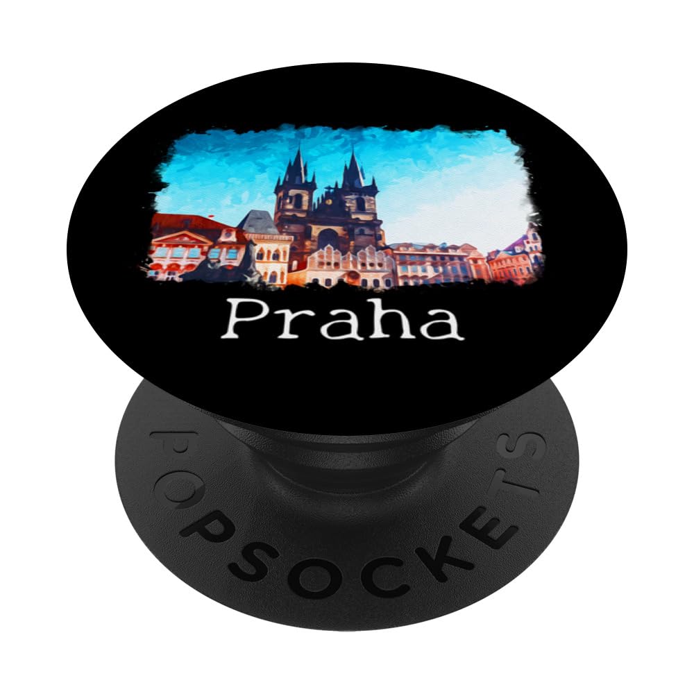 Prague Czech Republic Souvenir Prague PopSockets Swappable PopGrip