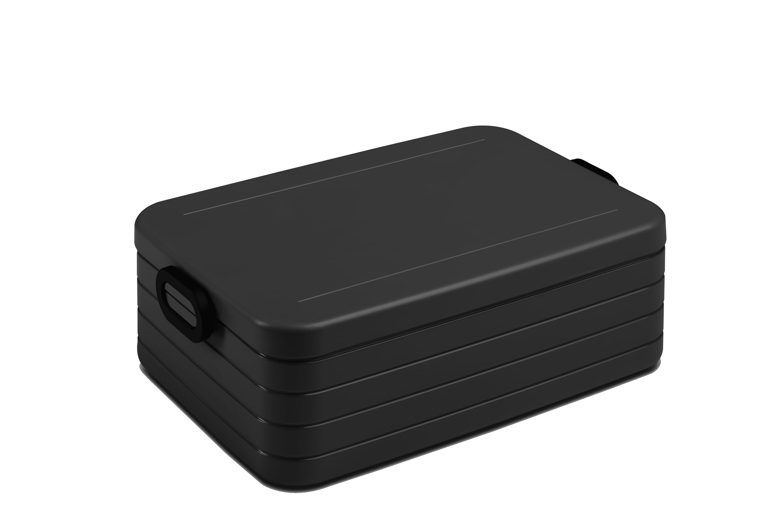 Mepal - Take a Break XL lunch box - To Go lunch box - For 6 sandwiches or 12 slices of bread - Meal Prep Box - Meal box with divider - Dishwasher safe - 2000 ml - Nordic Black