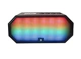 AROCCOM Bluetooth Speakers, Portable Wireless Stereo Speaker with LED Lights for iPhone 6s,6s Plus,5s and More
