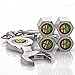 Alfa Romeo Tire Valve Caps with Bonus Wrench Keychain