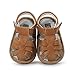 Neband Baby Girl Boy Sandals, Premium Soft Anti-Slip Sole Infant Baby Sandals 12-18Months Summer Casual Beach Shoes Bowknot Princess Dress Flats Prewalker First Walker Shoes