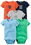 Carter's Baby Boys 5-Pack Mr. Sunshine Bodysuits 9 Months