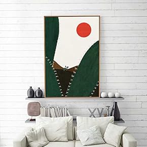 Framed Nordic Abstract Home Artwork for Living Room Bedroom