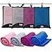 Bodi Towel Quick-Dry Lightweight Super-Absorbent Large Microfiber Towel, Purple, 130cm x 80cm