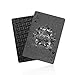 BIERDORF Diamond Waterproof Black Playing Cards, Poker Cards, HD, Deck of Cards (Black matt)