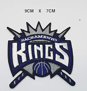 Amazon Co Jp Nba チーム アイロン１タッチ 刺繍ワッペン Kings スポーツ アウトドア