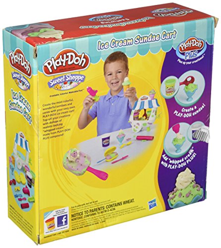 Play-Doh Ice Cream Sundae Cart Playset