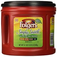 Folgers Simply Smooth Medium Roast Ground Coffee, 31.1 Ounces