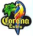 WorldBazzar Hand Carved Corona Extra Parrot Beer Wooden Wall Hanging Art Sign Tiki Bar