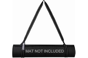 A AZURELIFE Premium Yoga Mat Sling, Adjustable Yoga Mat Straps for Carrying, Easy-Cinch Yoga Mat Holder Strap