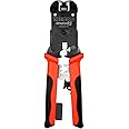 Simply45 ProSeries All-In-One RJ45 Crimp Tool for Pass-Through & Standard WE/SS RJ45 - Includes Tool Lock, Click Socket, Blade Storage, Stripper/Cutter - S45-C101