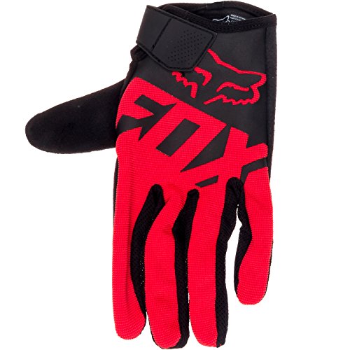 Fox Head Mens Ranger Bike Safety BMX MTB Gloves (Red/Black, Small)