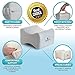 Comfywise White Orthopedic Knee Pillow for Side Sleepers: Memory Foam Leg Wedge for Joint and Back Pain, Sciatica Nerve, and Sleeping Relief Plus More