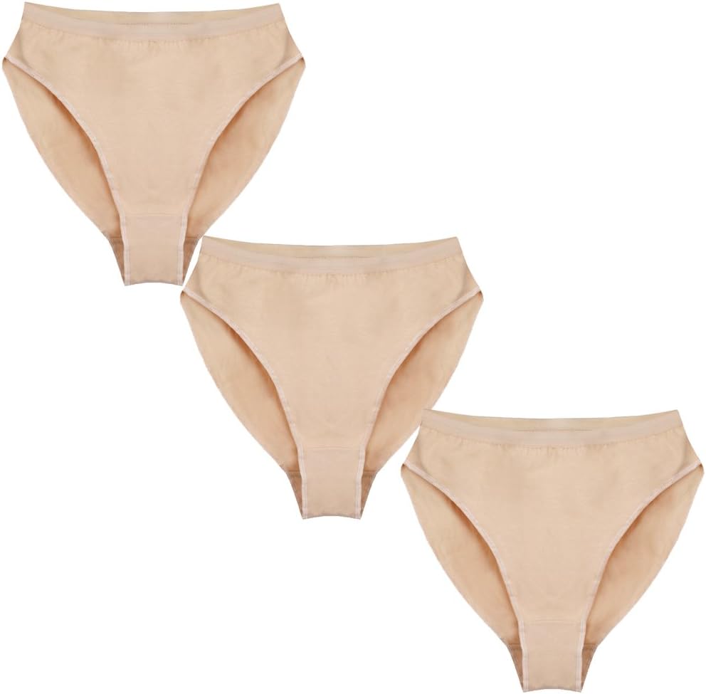 KUKOME Dance Briefs Shorts for Women Girls High Cut Cotton Ballet Dance Underwear