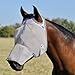 Cashel Crusader Horse Fly Mask with Long Nose, Grey, Warmblood