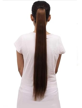 Alizz Smooth Silky Hair Ponytail Straight Ponytail Black Hairpiece