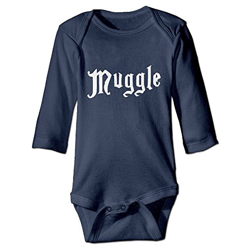 Baby Kids Harry Potter Muggle Logo Long-sleeve Romper