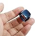 LOYALLOOK Mens Stainless Steel Biker Rings Signet Style Polished Classic Bands Ring Blue Tone Size 9