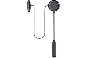 JZAQ Motorcycle Helmet Bluetooth Headset,Bluetooth Helmet Speakers,Helmet Headphones High Sound Quality System 90 Hours Playing time IP67 Waterproof Ultra Thin Earphone Riding/Skiing