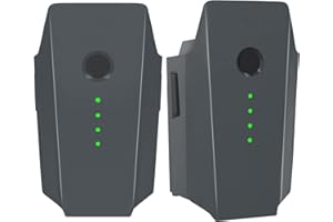 Homesuit Mavic Pro Battery 2 Pack, 3830mAh 11.4V Intelligent Flight Batteries Replacement for DJI Mavic Pro, Platinum, Alpine White Battery